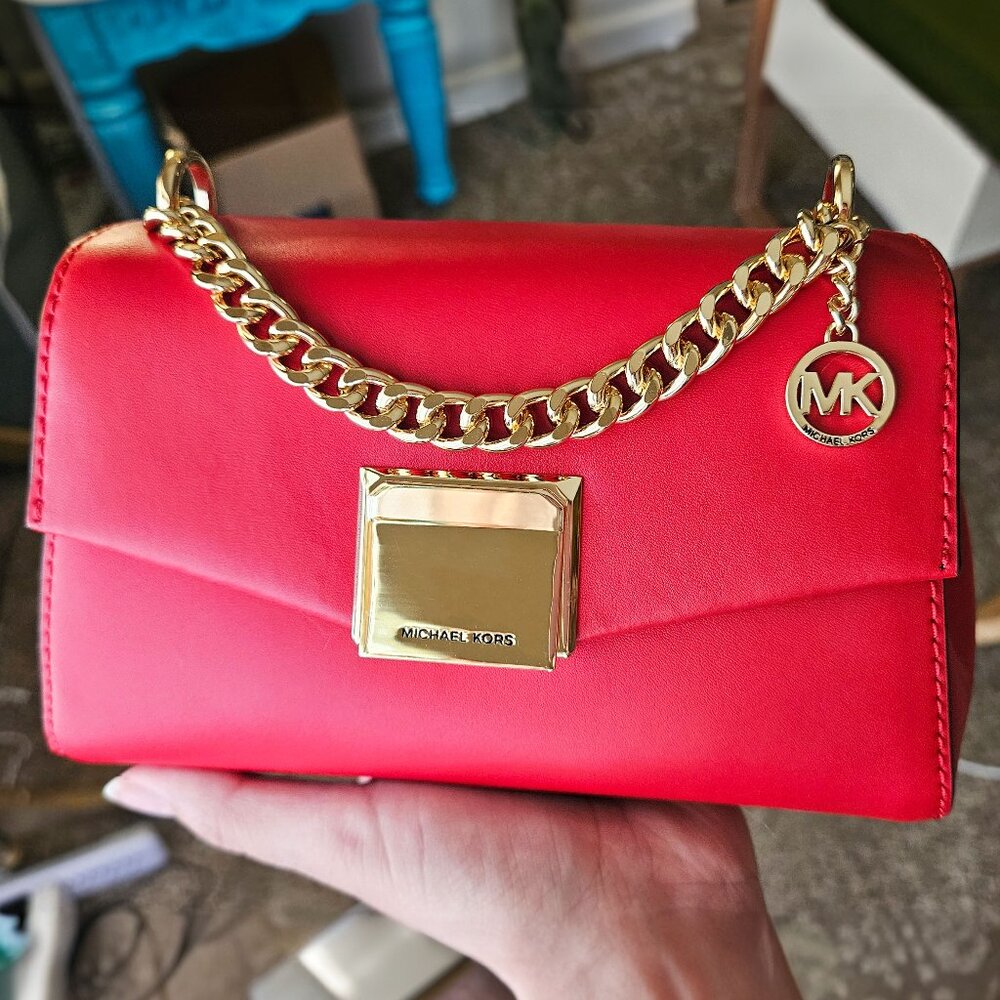 Lita Small Leather Crossbody Bag (Michael Kors)